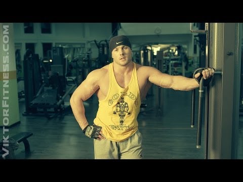 Viktor Gegeshidze, chest and back workout